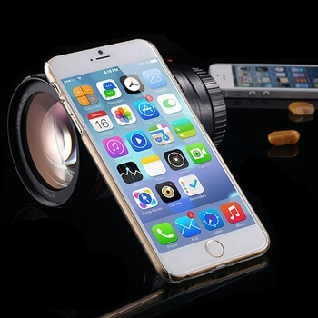 Ultratenký silikonovo plastový kryt pro Apple iPhone 6/6S - průhledný