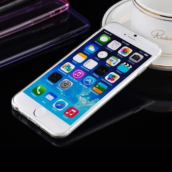 Silikonový obal pro Apple iPhone 6/6S - průhledný