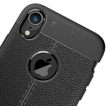 Luxusní silikonový ochranný obal pro Apple iPhone XR - černý