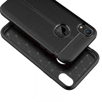 Luxusní silikonový ochranný obal pro Apple iPhone XR - černý