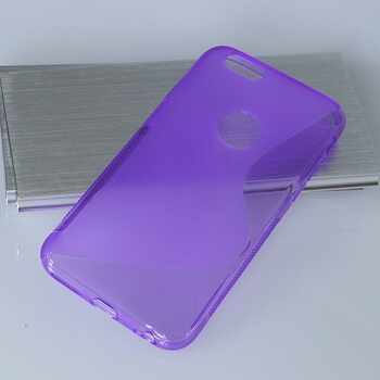 Silikonový ochranný obal S-line pro Apple iPhone 6 Plus/6S Plus - fialový