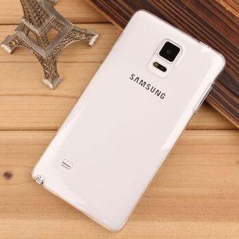 Ultratenký plastový kryt pro Samsung Galaxy Note 4 - průhledný