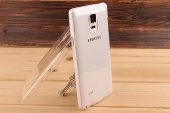 Ultratenký plastový kryt pro Samsung Galaxy Note 4 - průhledný