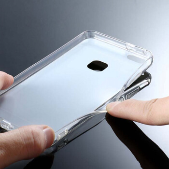 Silikonový zrcadlový ochranný obal pro Xiaomi Mi A2 - stříbrný