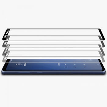 3x 3D ochranné tvrzené sklo pro Samsung Galaxy Note 9 N960F - černé - 2+1 zdarma