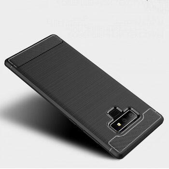 Ochranný silikonový obal karbon pro Samsung Galaxy Note 9 N960F - černý
