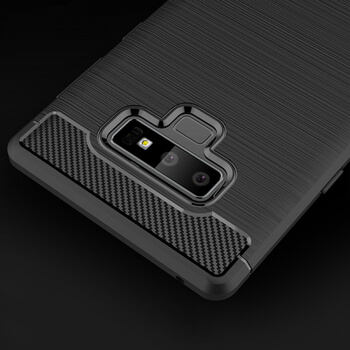 Ochranný silikonový obal karbon pro Samsung Galaxy Note 9 N960F - černý