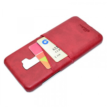 Luxusní kryt z ekokůže s kapsou na kreditku pro Samsung Galaxy Note 9 N960F - hnědý