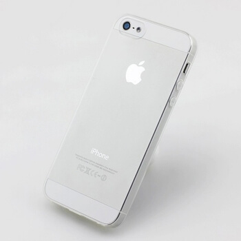 Silikonový obal pro Apple iPhone 5/5S/SE - průhledný