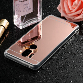 Silikonový zrcadlový ochranný obal pro LG G7 ThinQ - růžový