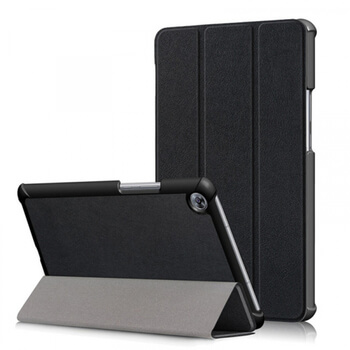 2v1 Smart flip cover + zadní plastový ochranný kryt pro Huawei MediaPad M5 8.4 - černý