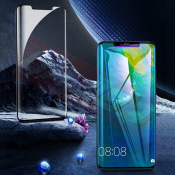 3D ochranné tvrzené sklo pro Huawei Mate 20 Pro - černé