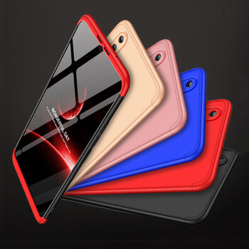 Ochranný 360° celotělový plastový kryt pro Huawei Nova 3i - zlatý