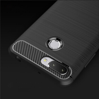 Ochranný silikonový obal karbon pro Xiaomi Redmi 6 - černý