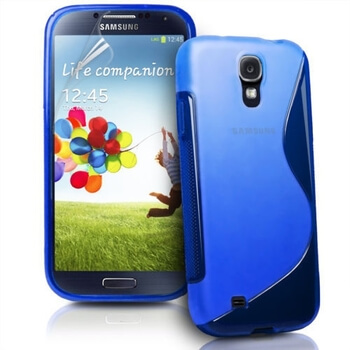 Silikonový ochranný obal S-line pro Samsung Galaxy S4 Active - modrý