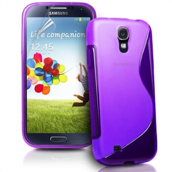 Silikonový ochranný obal S-line pro Samsung Galaxy S4 Active - fialový
