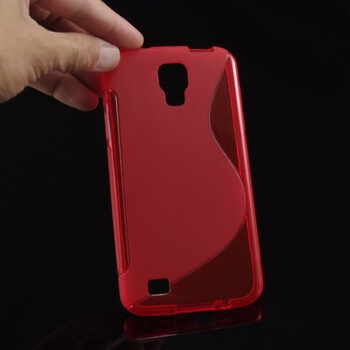 Silikonový ochranný obal S-line pro Samsung Galaxy S4 Active - červený