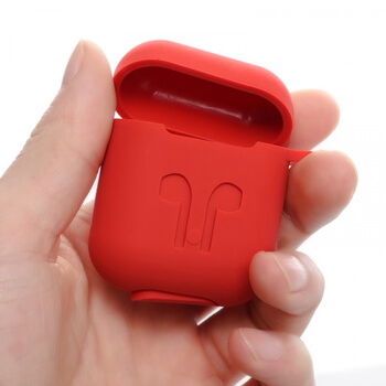 4v1 Silikonové ochranné pouzdro s příslušenstvím pro Apple AirPods 1.generace (2016) - bílé