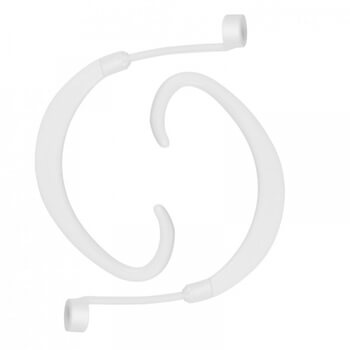 Ušní silikonové držáky háčky proti vypadnutí pro Apple AirPods 1.generace (2016) - bílé