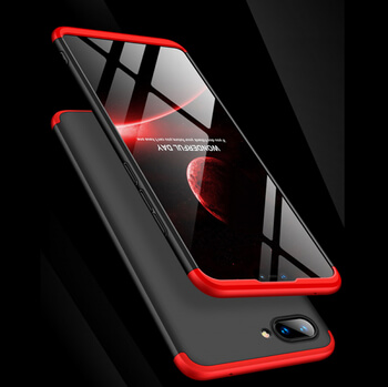 Ochranný 360° celotělový plastový kryt pro Xiaomi Mi 8 Lite - černý