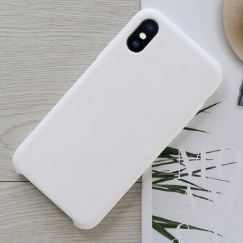 Extrapevný silikonový ochranný kryt pro Apple iPhone 7 - bílý