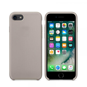 Extrapevný silikonový ochranný kryt pro Apple iPhone 7 - šedý