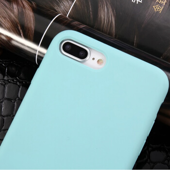 Extrapevný silikonový ochranný kryt pro Apple iPhone 7 Plus - světle modrý