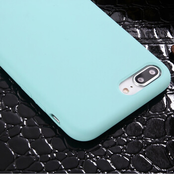 Extrapevný silikonový ochranný kryt pro Apple iPhone 8 Plus - světle modrý