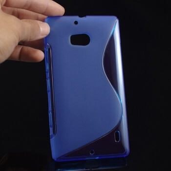 Silikonový ochranný obal S-line pro Nokia Lumia 930 - modrý
