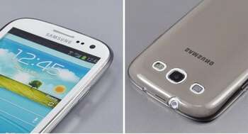 Silikonový obal pro Samsung Galaxy S3 III i9300 - černý