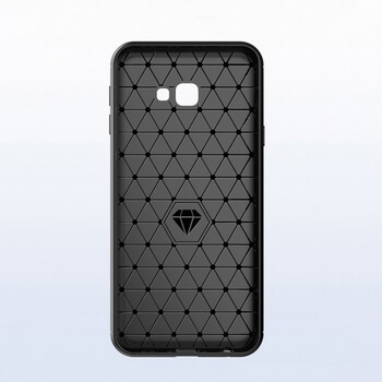Ochranný silikonový obal karbon pro Samsung Galaxy J4+ J415F - černý