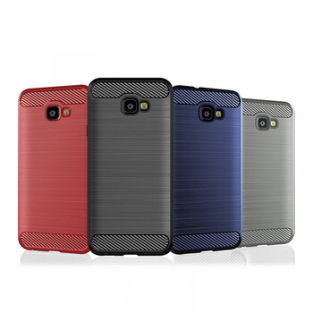 Ochranný silikonový obal karbon pro Samsung Galaxy J4+ J415F - černý
