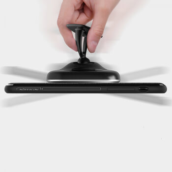 Silikonové pouzdro Nillkin s magnetem pro bezdrátové nabíjení pro Apple iPhone X/XS - černé