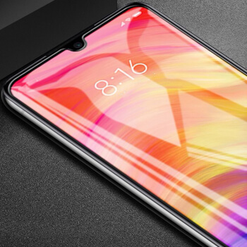 3x 3D ochranné tvrzené sklo s rámečkem pro Xiaomi Redmi Note 7 - černé - 2+1 zdarma