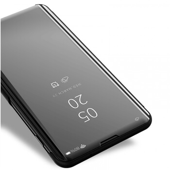 Zrcadlový plastový flip obal pro Xiaomi Mi 9 - zlatý