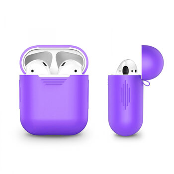 Silikonové ochranné pouzdro pro Apple AirPods 1.generace (2016) - fialové