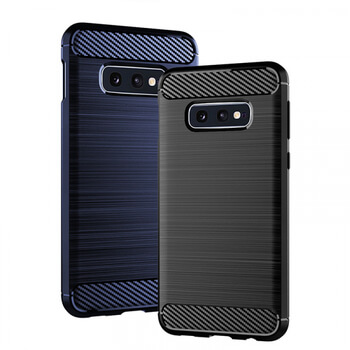 Ochranný silikonový obal karbon pro Samsung Galaxy S10e G970 - černý