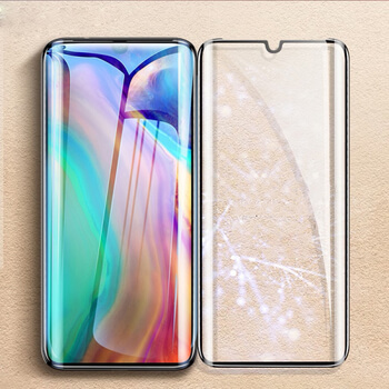3x 3D ochranné tvrzené sklo s rámečkem pro Huawei P30 - černé - 2+1 zdarma
