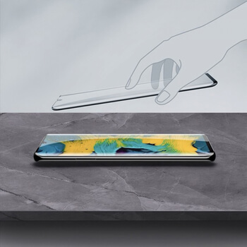 3x 3D ochranné tvrzené sklo s rámečkem pro Huawei P30 - černé - 2+1 zdarma