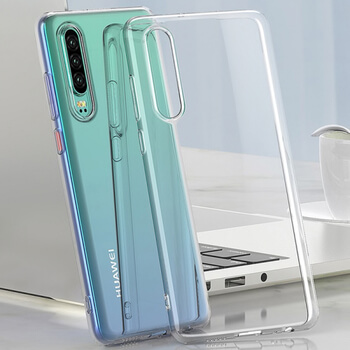 Silikonový obal pro Huawei P30 - průhledný