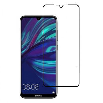 3x 3D tvrzené sklo s rámečkem pro Huawei Y7 2019 - černé - 2+1 zdarma