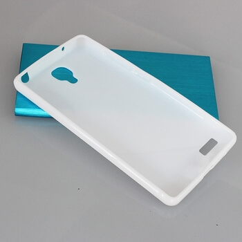 Silikonový ochranný obal S-line pro Xiaomi Hongmi Redmi Note - bílý