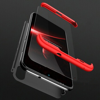 Ochranný 360° celotělový plastový kryt pro Xiaomi Redmi 7 - zlatý