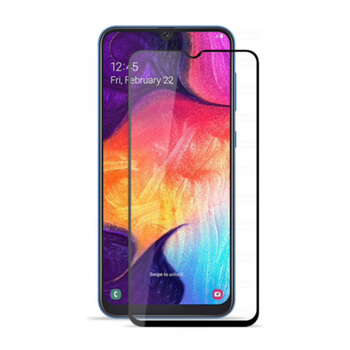 3D ochranné tvrzené sklo s rámečkem pro Samsung Galaxy A50 A505F - černé
