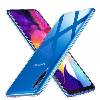 Silikonový obal pro Samsung Galaxy A50 A505F - průhledný