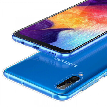 Silikonový obal pro Samsung Galaxy A50 A505F - průhledný