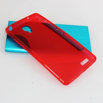 Silikonový ochranný obal S-line pro Xiaomi Hongmi Redmi Note - červený