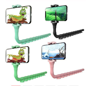 Multifunkční selfie univerzální držák a stativ s přísavkami pro smartphony GoPro kamery a další - černý