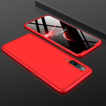 Ochranný 360° celotělový plastový kryt pro Xiaomi Mi 9 SE - červený
