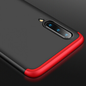 Ochranný 360° celotělový plastový kryt pro Xiaomi Mi 9 SE - červený